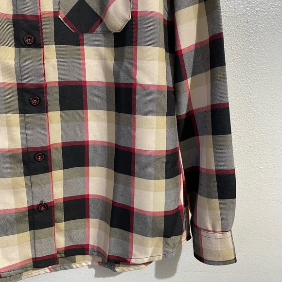 Dixxon Snap On Limited Edition Plaid Flannel Button Up Work Shirt Mens Outdoorsy - Picture 5 of 16